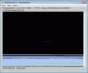 mydefrag ekran