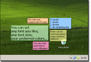 Ücretsiz Masaüstü Post-it Not Alma Programı