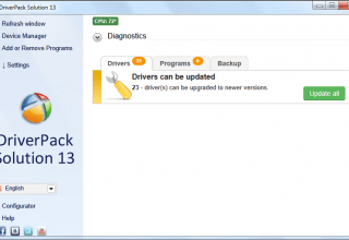 Ücretsiz DriverPack Solution 13 Lite Otomatik Driver Yükleme Programı