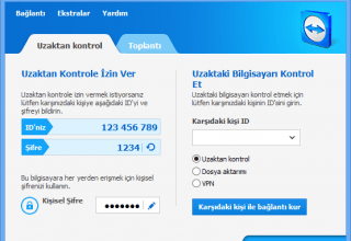 Ücretsiz Teamviewer Uzaktan Bağlantı Programı