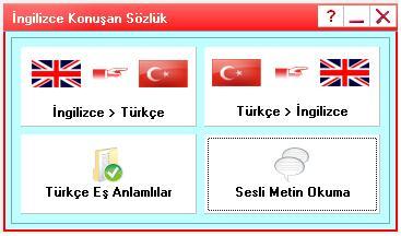 AXASOFT İngilizce Konuşan Sözlük