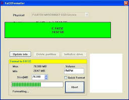Fat32 Formatter Usb Biçimlendirme Programı