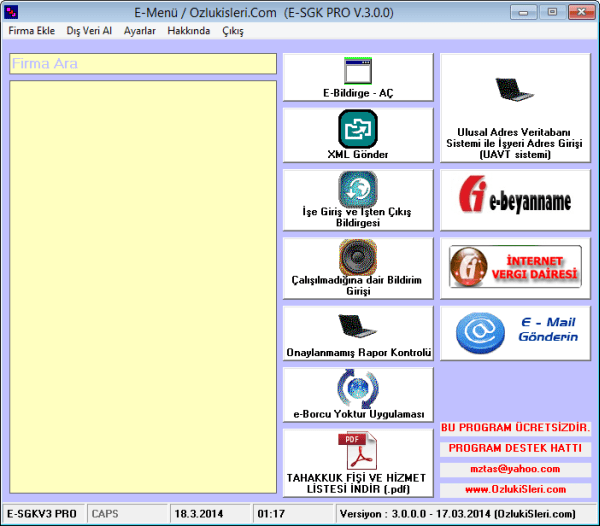 E Sgk Pro E Bildirge Otomotik Giriş Programı 