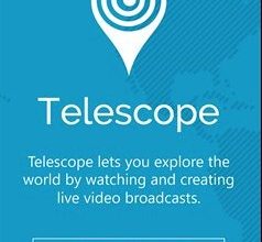 Telescope Windows Phone Uygulaması