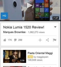 Ücretsiz Video indirme Windowsphone Uygulaması
