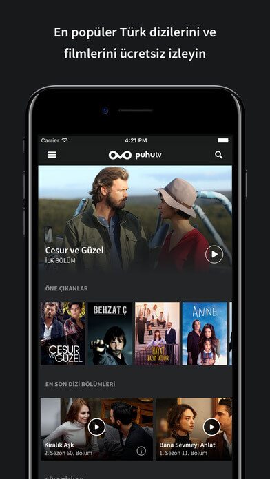 PuhuTv iphone App Store indir