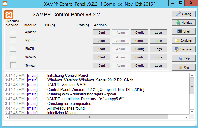 XAMPP 64 Bit İndir