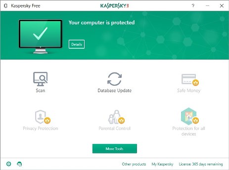 Kaspersky Free – Ücretsiz Antivirüs Programı indir